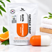 صابون کپسولی ویتامین C و گلوتا PHIL SKIN