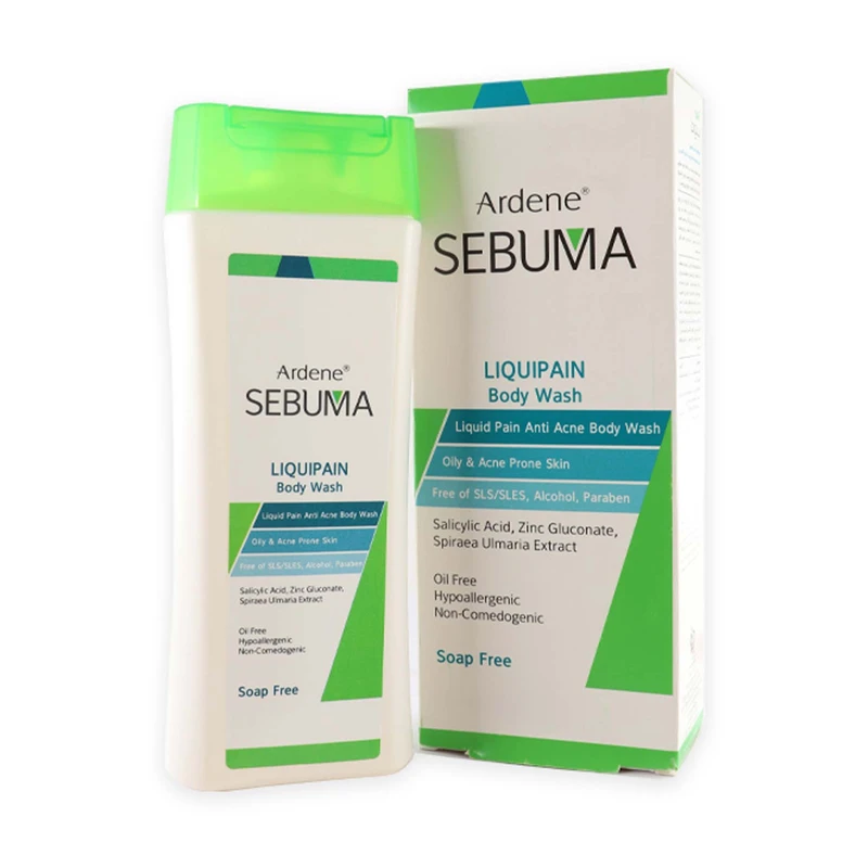مایع شوینده غیر صابونی بدن ضد جوش سبوما آردن Liquipain