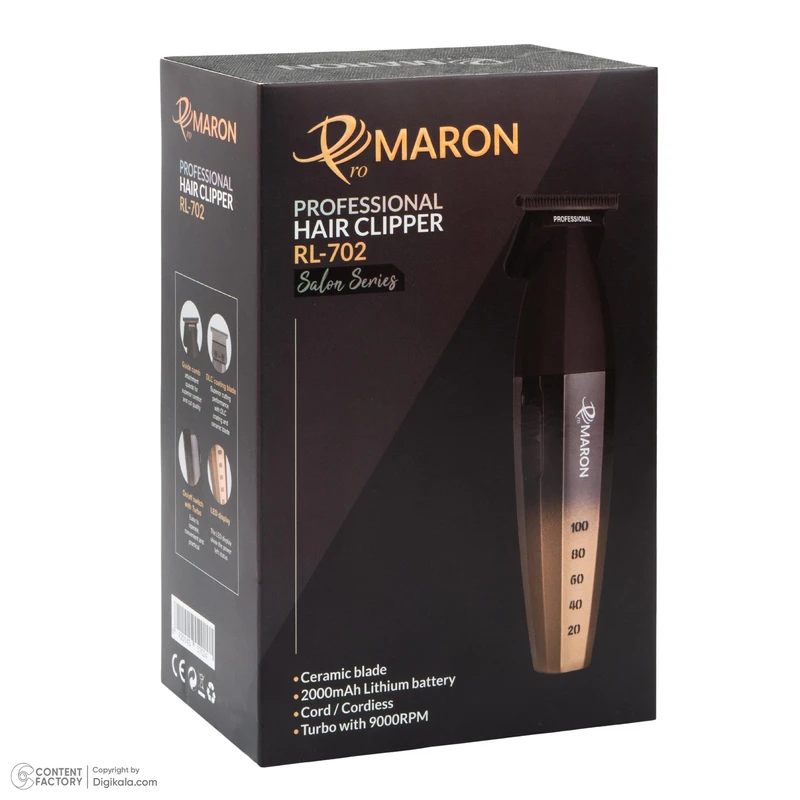 ماشین اصلاح موی سر و صورت شارژی پرومارون RL-702