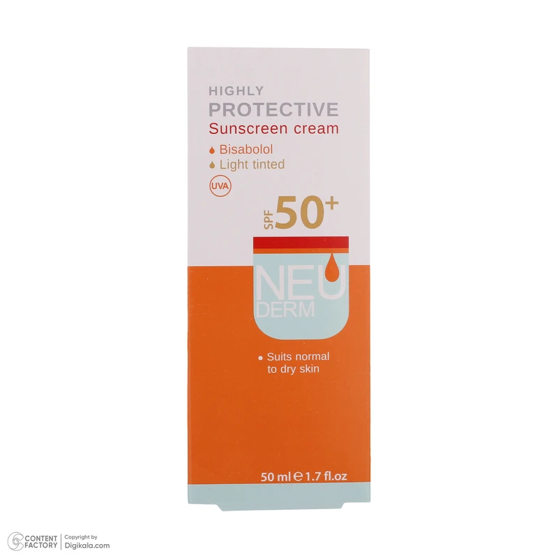 کرم ضدآفتاب نئودرم مدل Highly Protective SPF50،