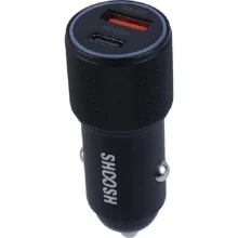 شارژر فندکی 30 وات دو پورت شوش مدل SH-803