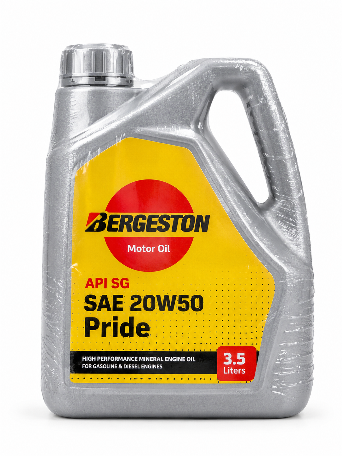Bergeston Motor Oil Jug روغن موتور برجستون مدل 20W50SG حجم 3/5 لیتر