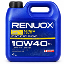 روغن موتور رینوکس مدل 10W-40 SN حجم 4 لیتر